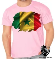 Camiseta adulto ou infantil Bandeira Senegal africa - Foto 4