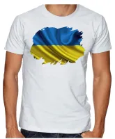 Camiseta adulto ou infantil Bandeira Ucrânia europa - Foto 3