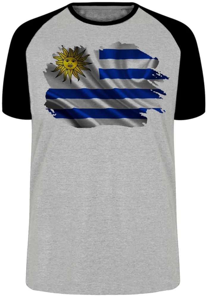 Camiseta adulto ou infantil Bandeira Uruguai america