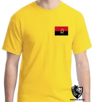 Camiseta adulto ou infantil Bandeira angola africa - Foto 3