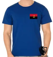 Camiseta adulto ou infantil Bandeira angola africa - Foto 5