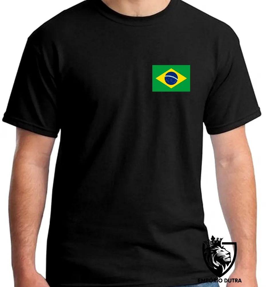 Camiseta adulto ou infantil brasil brasileiro Imagem