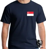 Camiseta adulto ou infantil Bandeira Cingapura Singapura - Foto 3