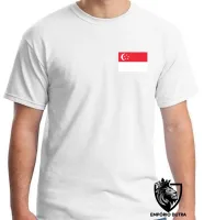 Camiseta adulto ou infantil Bandeira Cingapura Singapura - Foto 5