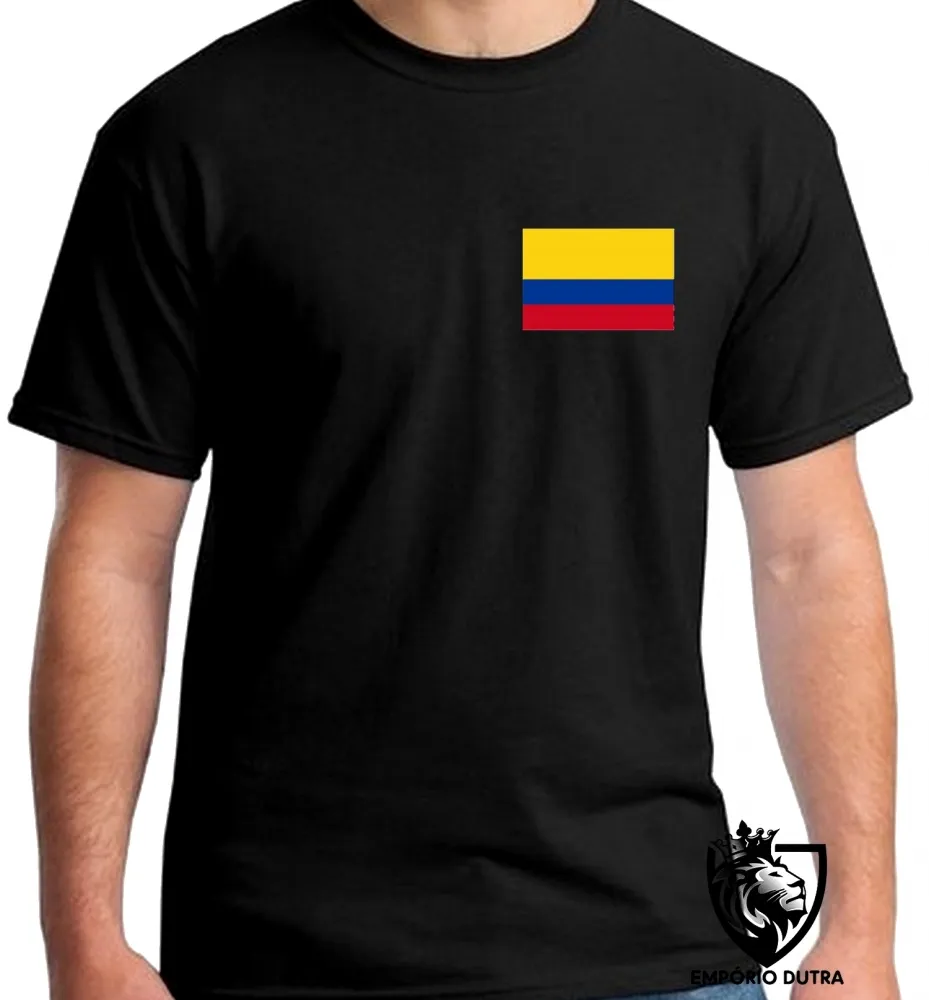 Camiseta adulto ou infantil Colômbia america latina