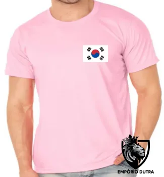 Camiseta adulto ou infantil Coreia do sul asia - Foto 2