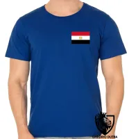 Camiseta adulto ou infantil Bandeira Egito continente africa - Foto 4