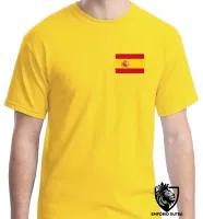 Camiseta adulto ou infantil Bandeira Espanha europa - Foto 2