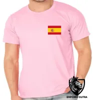 Camiseta adulto ou infantil Bandeira Espanha europa - Foto 6