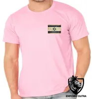 Camiseta adulto ou infantil Bandeira Israel pergaminho - Foto 6