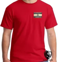 Camiseta adulto ou infantil Bandeira Israel pergaminho - Foto 7