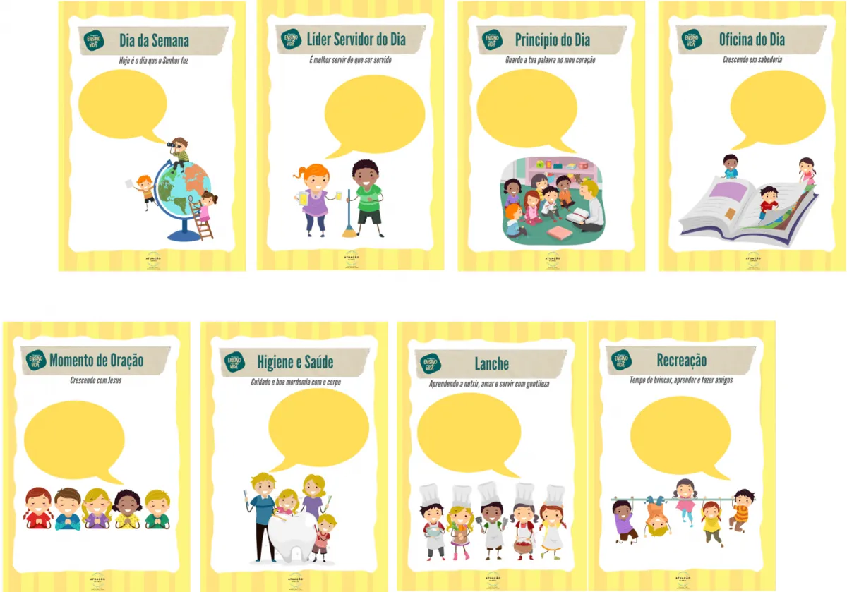 A4 Conjunto Rotina PEVI - Nível 1 - Arquivo Digital Imagem