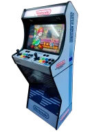 Fliperama Bartop 24 com Base LED na Marquise e Subwoofer.