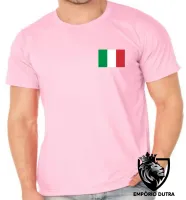 Camiseta adulto ou infantil Bandeira Itália italiano europa - Foto 2