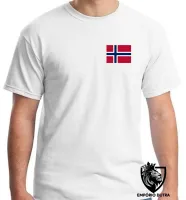 Camiseta adulto ou infantil Bandeira Noruega escandinavo - Foto 5