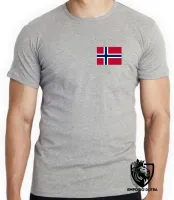 Camiseta adulto ou infantil Bandeira Noruega escandinavo - Foto 8