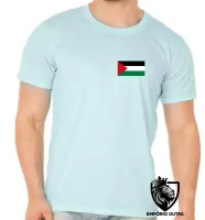 Camiseta adulto ou infantil Bandeira Palestina - Foto 6