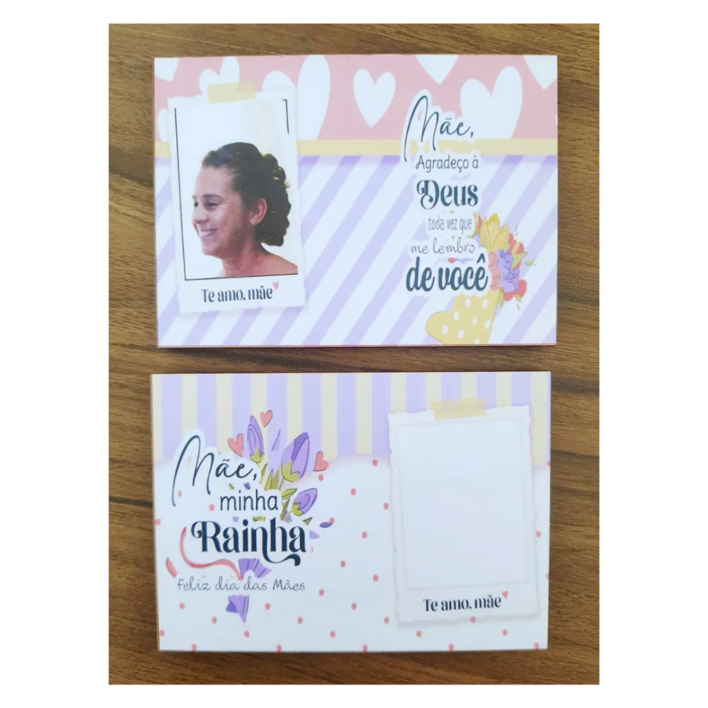 Imã de Geladeira Foto PERSONALIZADO COM FOTO DA MÃE