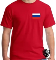 Camiseta adulto ou infantil bandeira Russia russo - Foto 7
