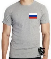 Camiseta adulto ou infantil bandeira Russia russo - Foto 8