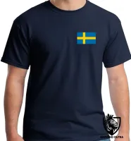 Camiseta adulto ou infantil bandeira Suécia europa - Foto 3