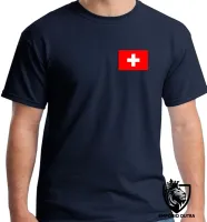 Camiseta adulto ou infantil Bandeira Suíça europa - Foto 3