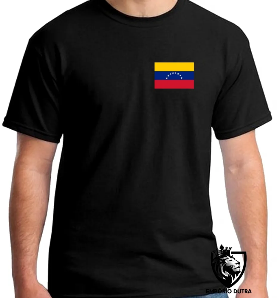 Camiseta adulto ou infantil Bandeira Venezuela