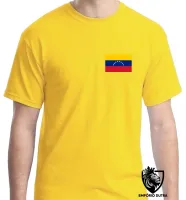 Camiseta adulto ou infantil Bandeira Venezuela - Foto 2