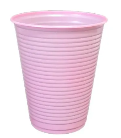 Copo Plástico Rosa  200ml Bellocopo  C/50