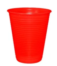 Copo Plástico Vermelho 200ml Bellocopo  C/50