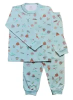 Pijama Infantil Feminino Tamanho 4 Longo com Punho - Foto 7