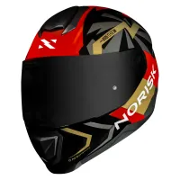 CAPACETE NORISK RAZOR GOODSPEED VERMELHO - Foto 2