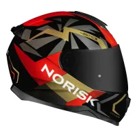 CAPACETE NORISK RAZOR GOODSPEED VERMELHO - Foto 5