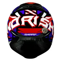 CAPACETE NORISK RAZOR SHARP AZUL/VERMELHO - Foto 7
