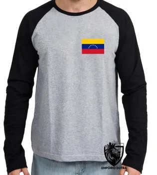Camiseta manga longa Infantil ou Adulto Venezuela - Foto 2