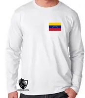 Camiseta manga longa Infantil ou Adulto Venezuela - Foto 3