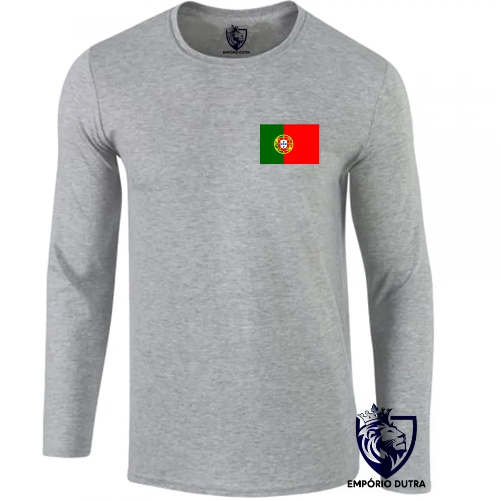 Camiseta manga longa Infantil ou Adulto Portugal