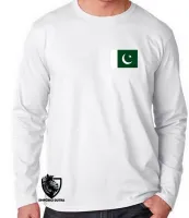 Camiseta manga longa Infantil ou Adulto paquistão - Foto 3