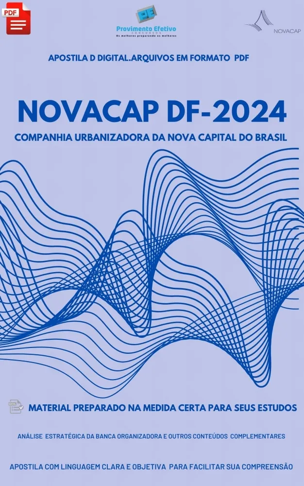 Apostila NOVACAP DF Engenheiro Florestal 2024