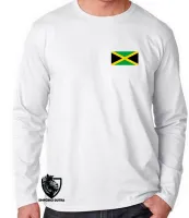 Camiseta manga longa Infantil ou Adulto Jamaica marley - Foto 2
