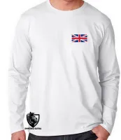 Camiseta manga longa Infantil ou Adulto inglaterra reino unido - Foto 2
