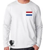 Camiseta manga longa Infantil ou Adulto Holanda netherlands - Foto 2