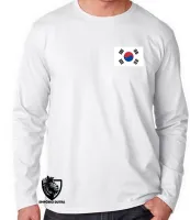 Camiseta manga longa Infantil ou Adulto Coreia do sul asia - Foto 2