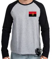 Camiseta manga longa Infantil ou Adulto angola africa - Foto 2