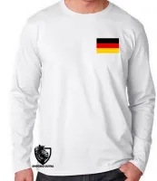 Camiseta manga longa Infantil ou Adulto Alemanha germany - Foto 2