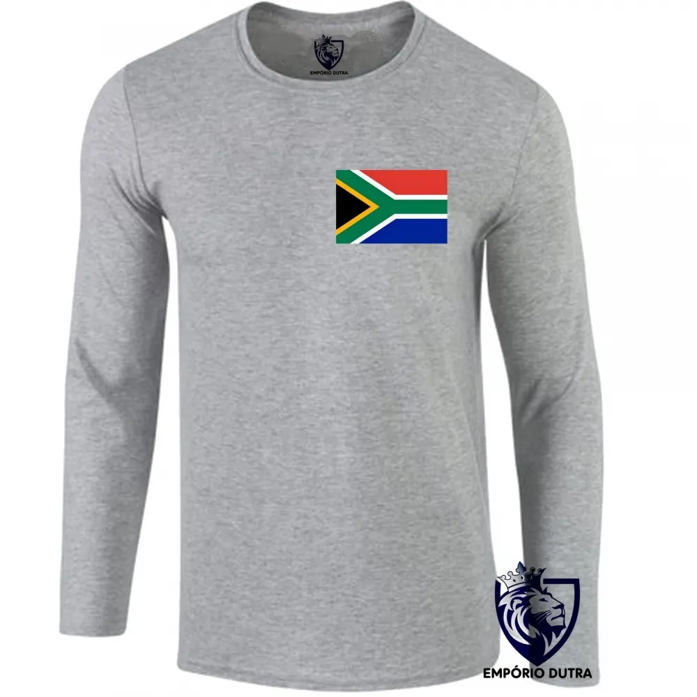 Camiseta manga longa Infantil ou Adulto Africa do sul
