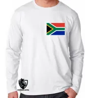 Camiseta manga longa Infantil ou Adulto Africa do sul - Foto 2