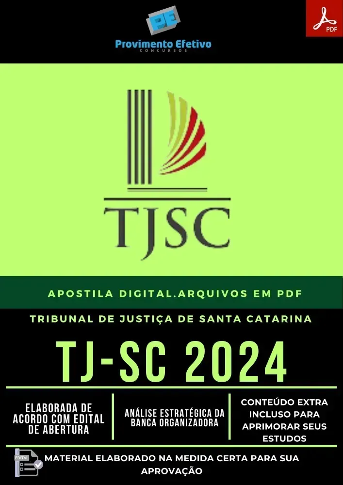 Apostila TJ SC Engenheiro Eletricista 2024