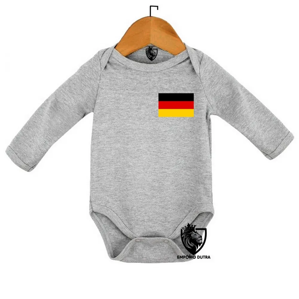 Body Bebê Infantil bandeira Alemanha germany