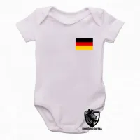 Body Bebê Infantil bandeira Alemanha germany - Foto 2